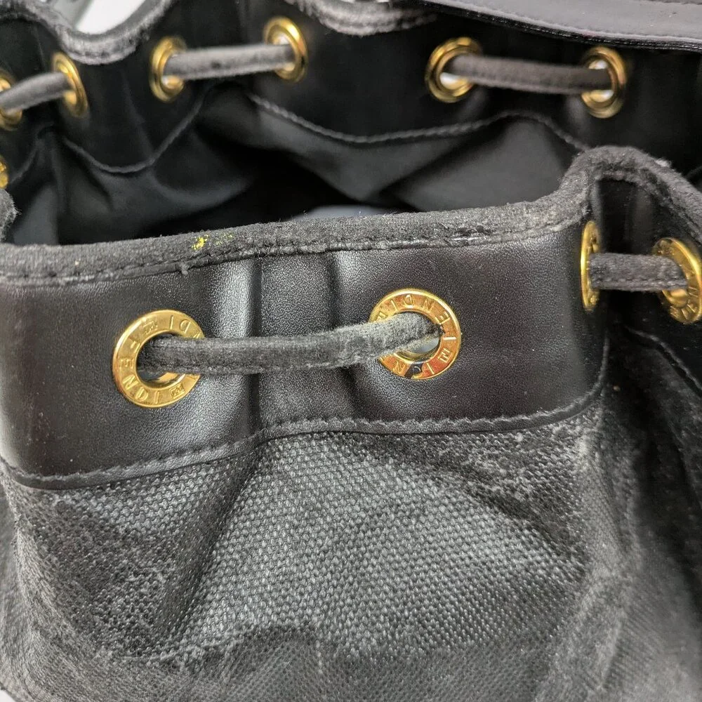 Fendi Black Bucket bag